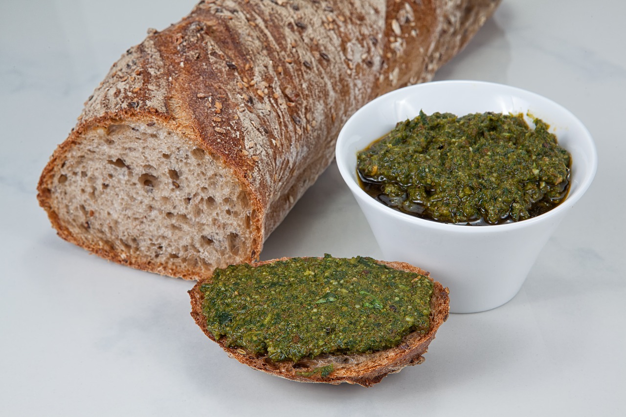 Image - pesto bärlauch basil pesto