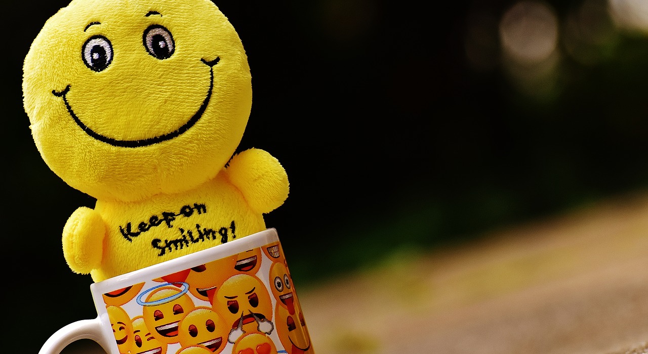 Image - smilies cup yellow funny joy