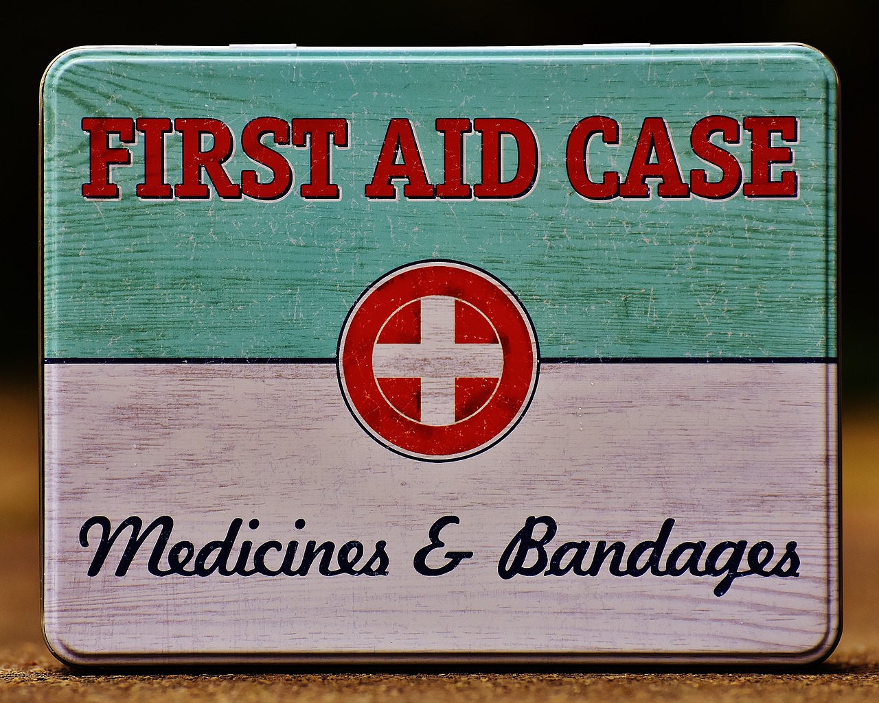 Image - first aid box tin can sheet color