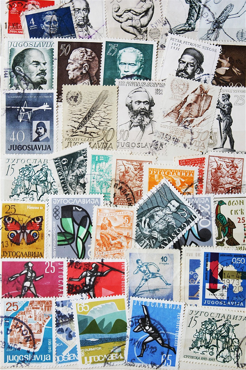 Image - stamps vintage post former