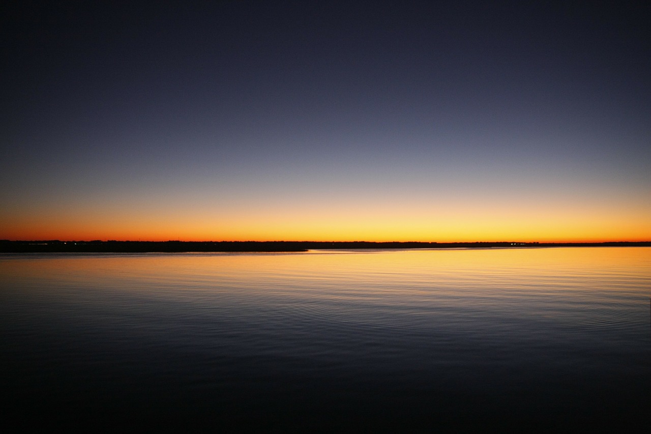 Image - sunrise ocean sea water sunset