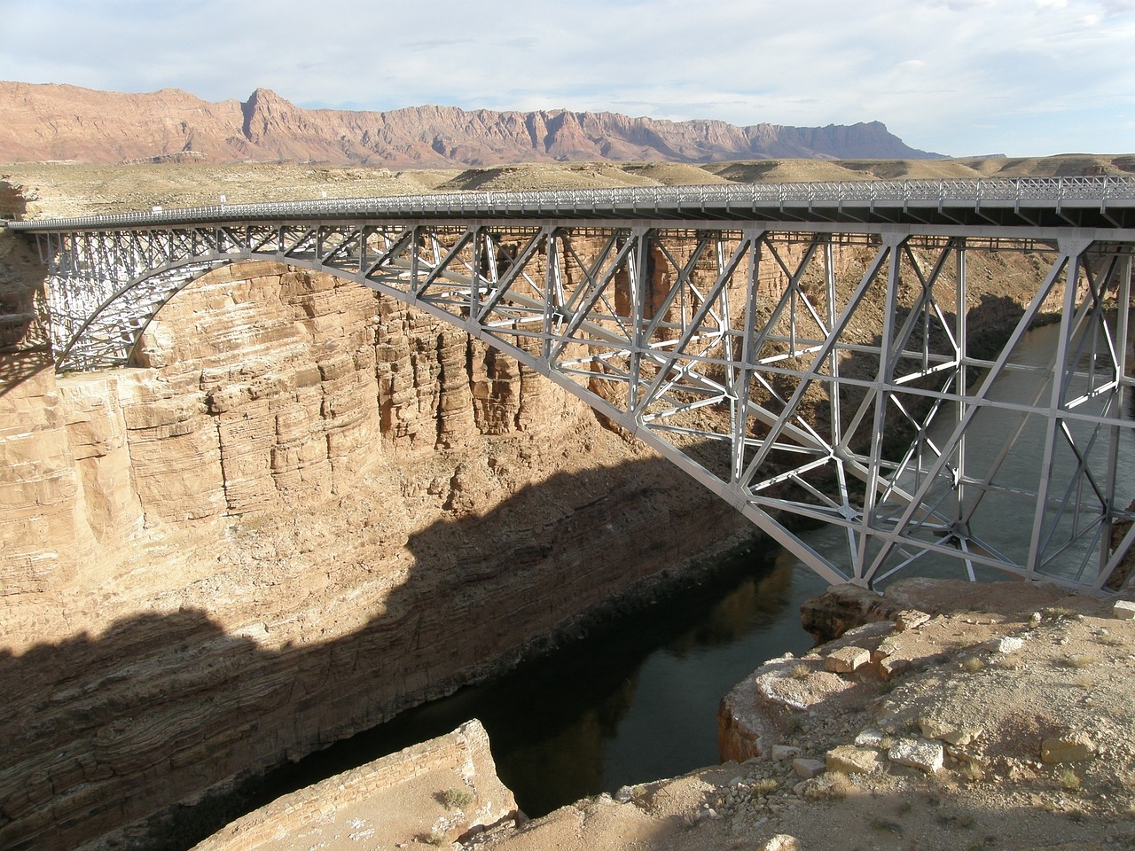 Image - navajo bridge marble canyon steel