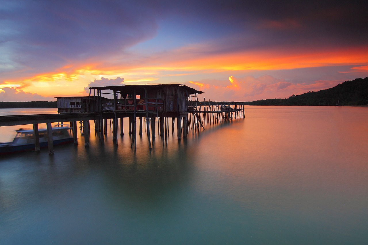 Image - sunset moment sea outdoors