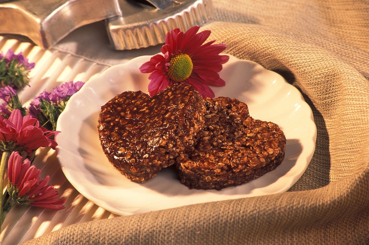 Image - cookies sweets snack heart shape