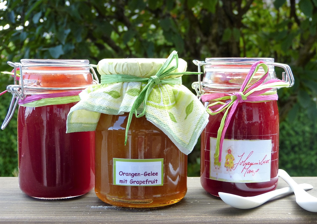 Image - jam boil down fruits glasses jelly