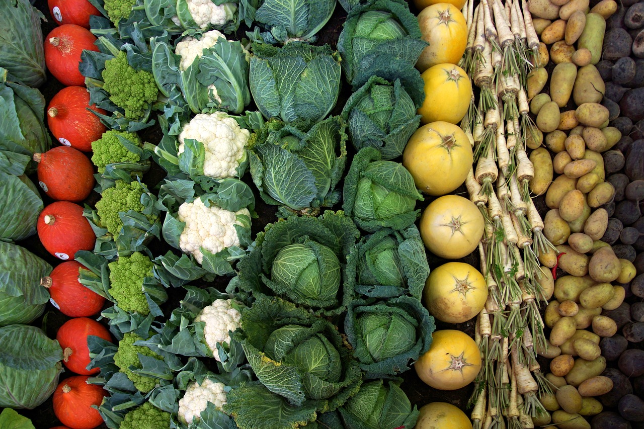 Image - vegetables cauliflower cabbage