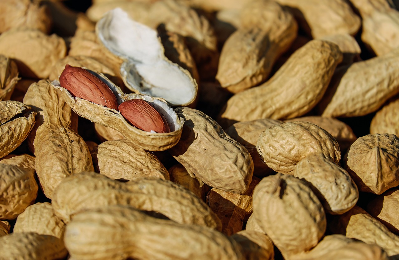 Image - nuts peanut roasted cores snack
