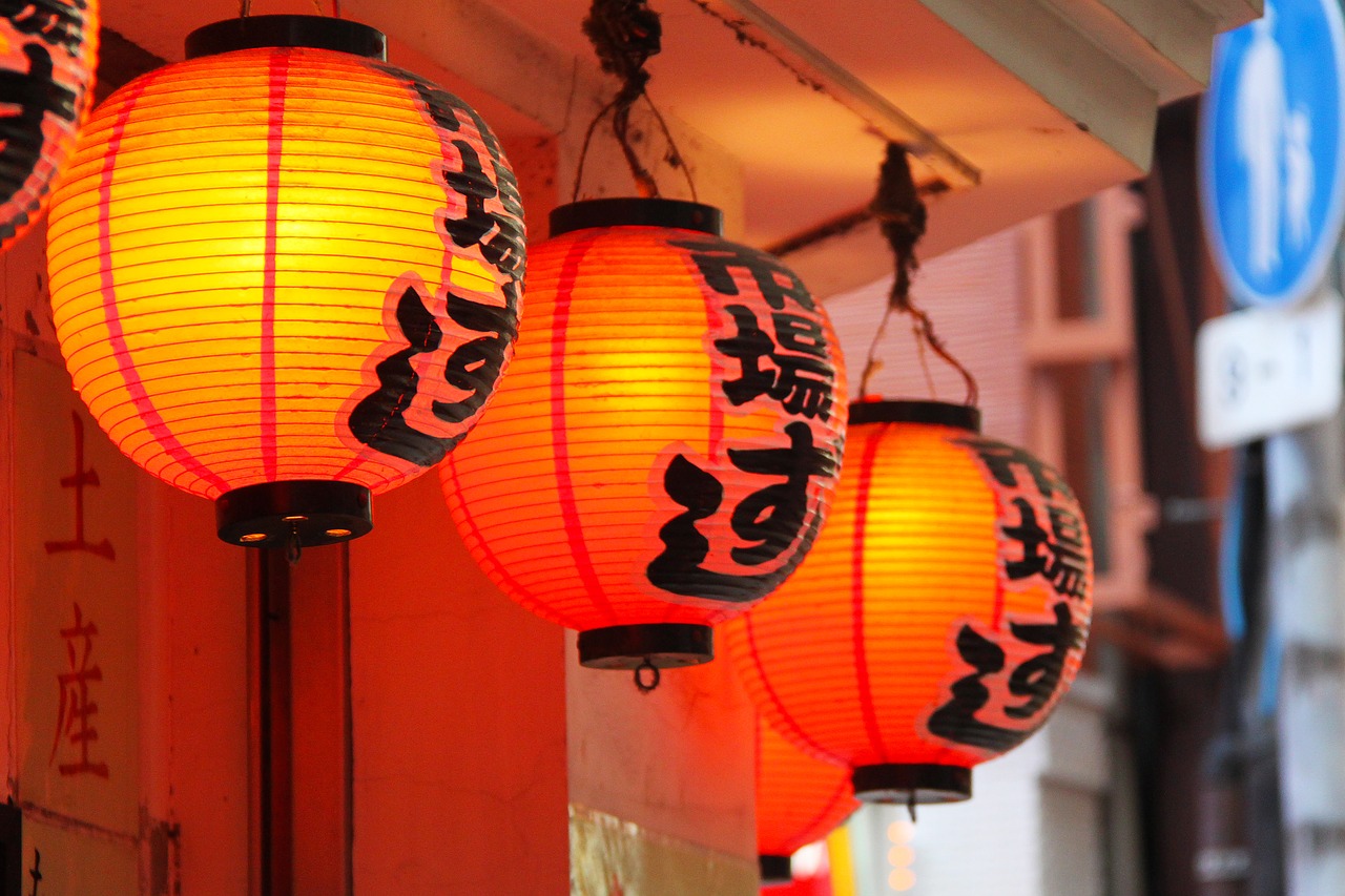 Image - lantern orange bright beautiful