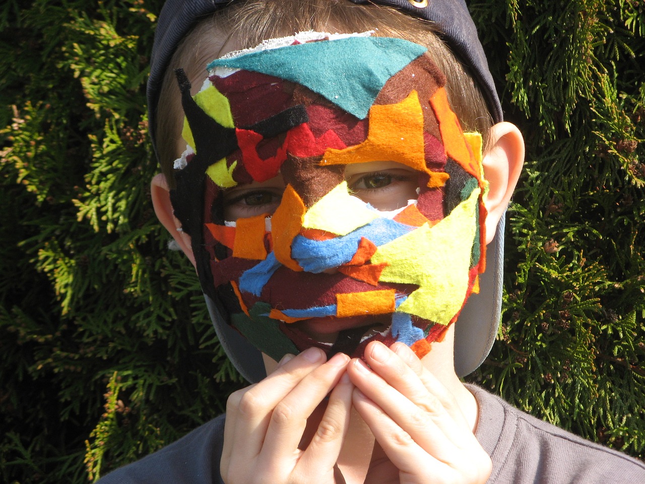 Image - carnival mask plaster mask students