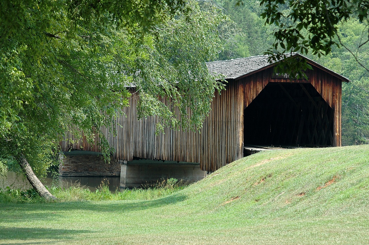 Image - covered bridge landmark historic