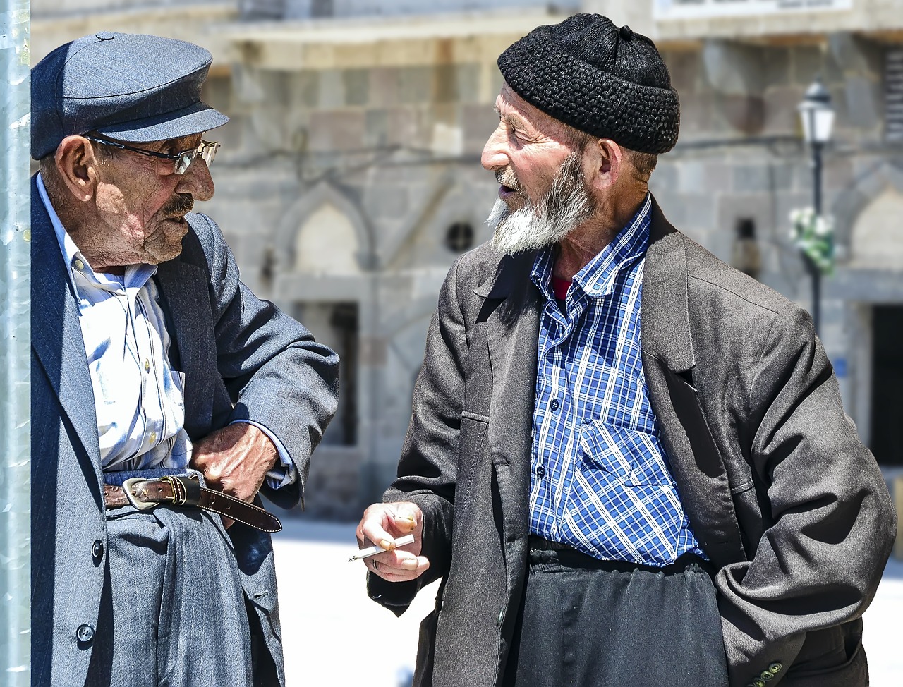Image - old man old men elders speaking