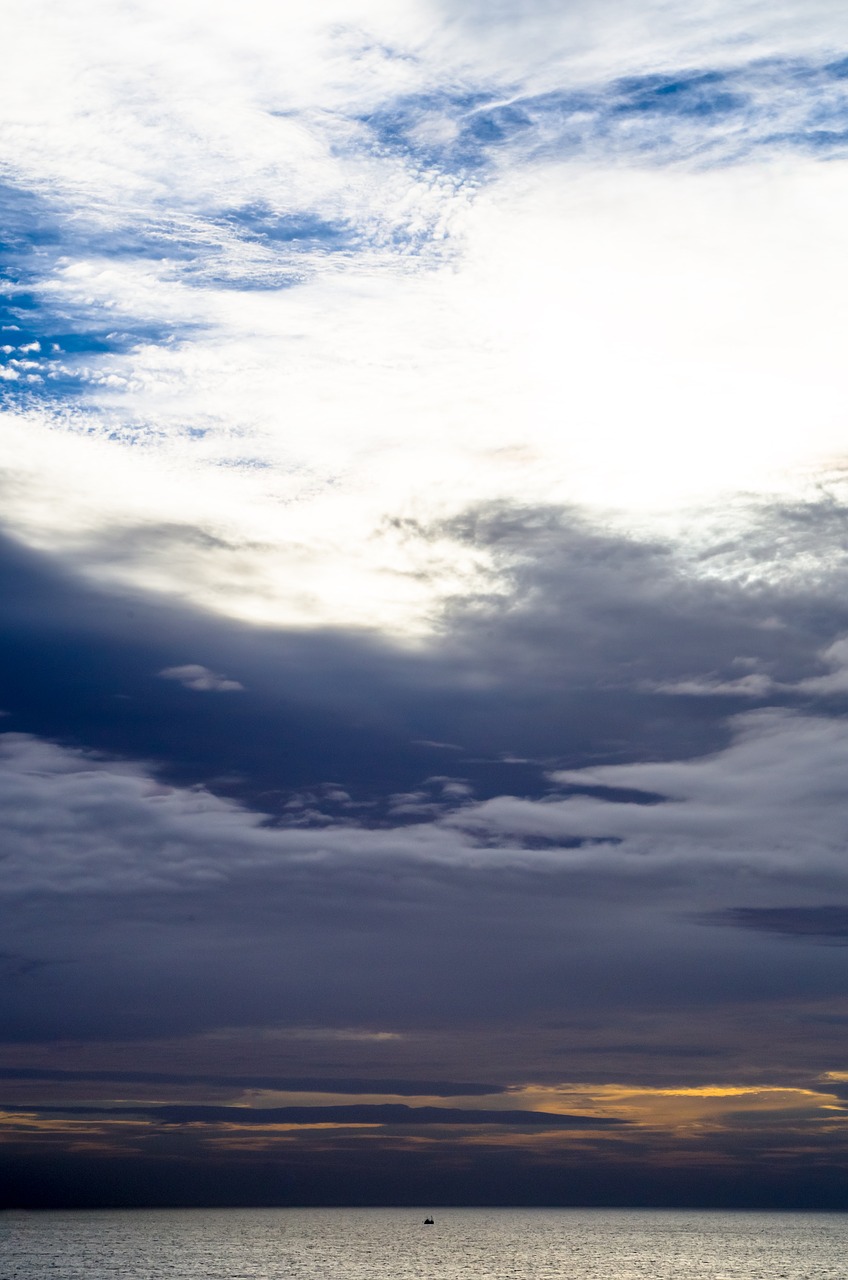 Image - sunrise tynemouth sea clouds