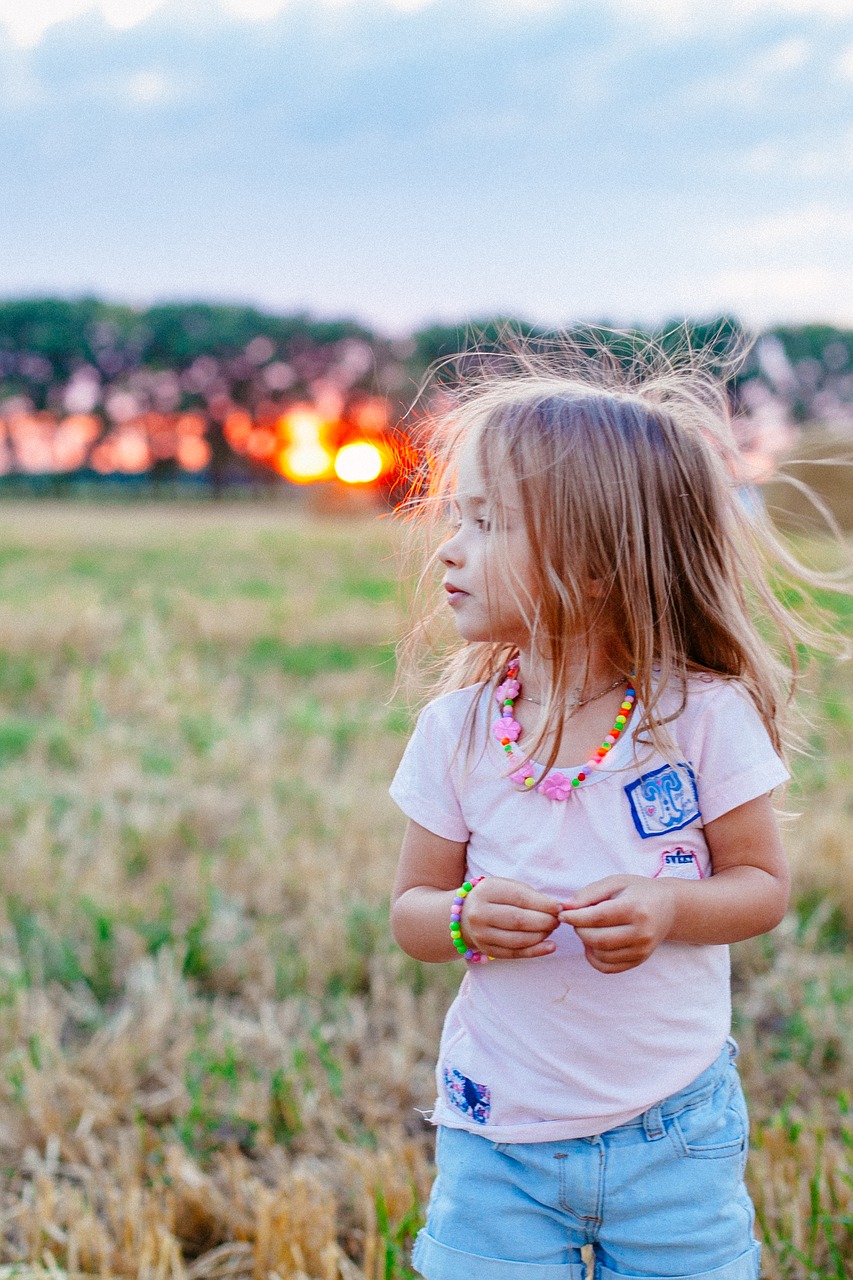 Image - sunset childhood joy good luck