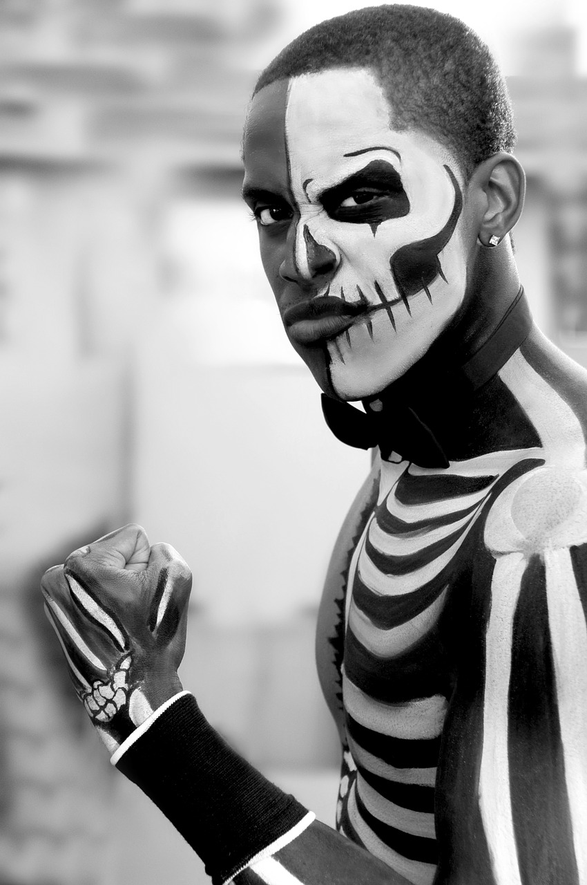 Image - skeleton male model halloween scary