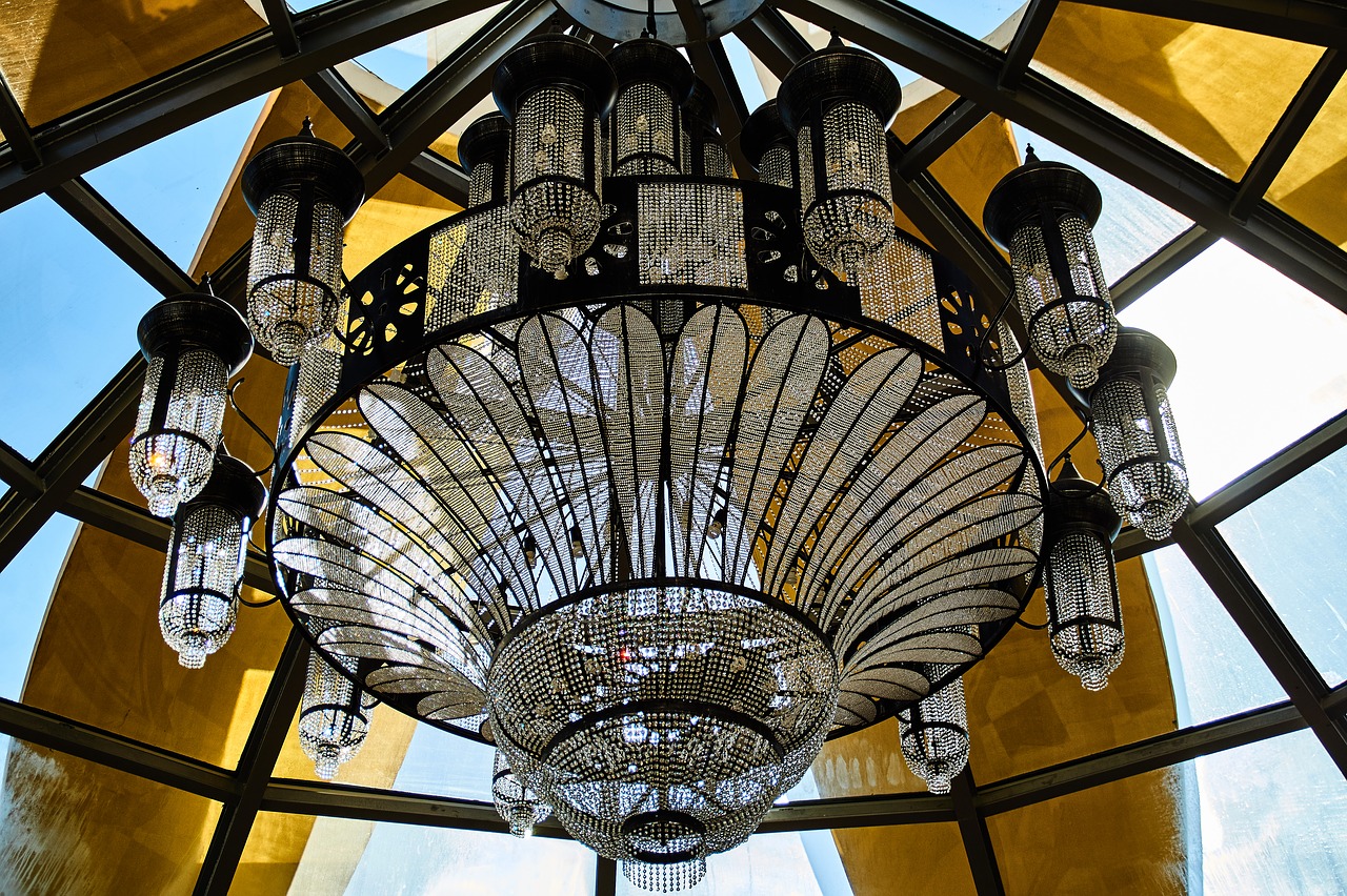 Image - chandelier entrance hall lobby