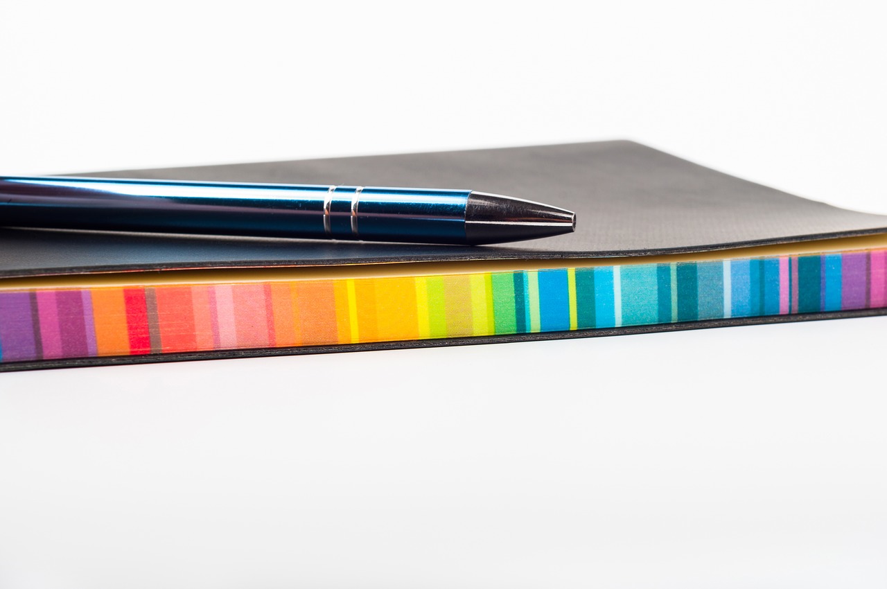 Image - notebook colorful school stationary