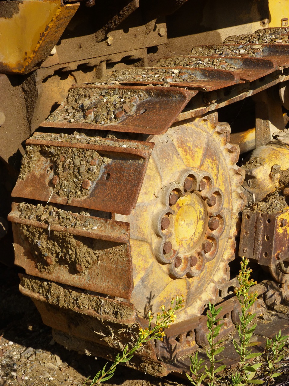 Image - machinery retro backhoe excavator