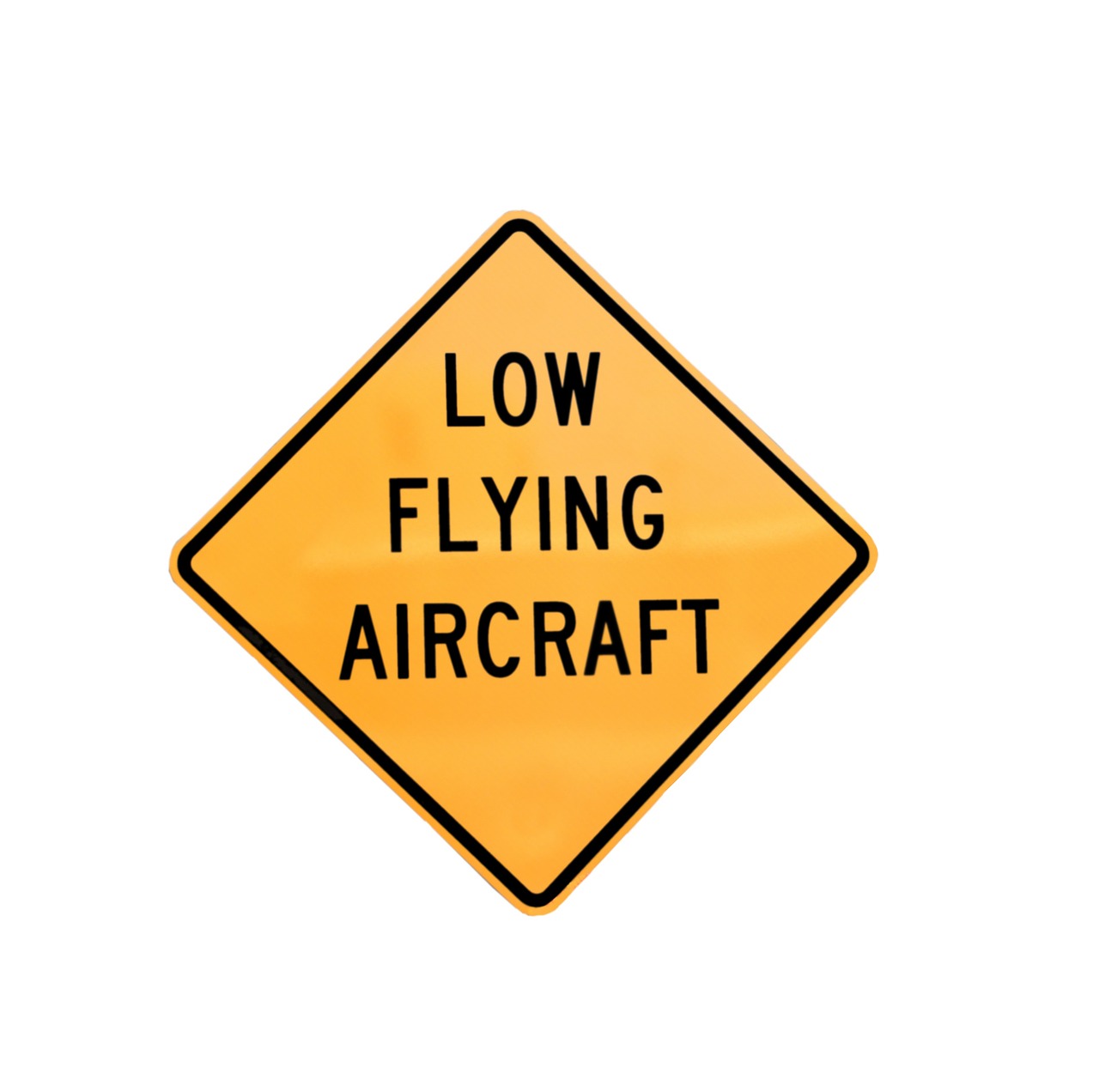Image - low flying aircraft sign signage