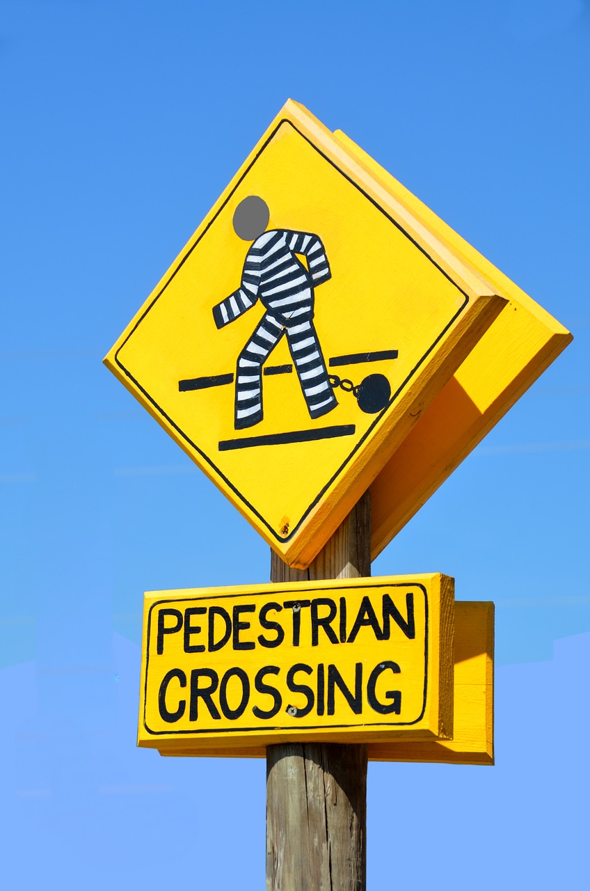 Image - pedestrian crossing sign outdoors