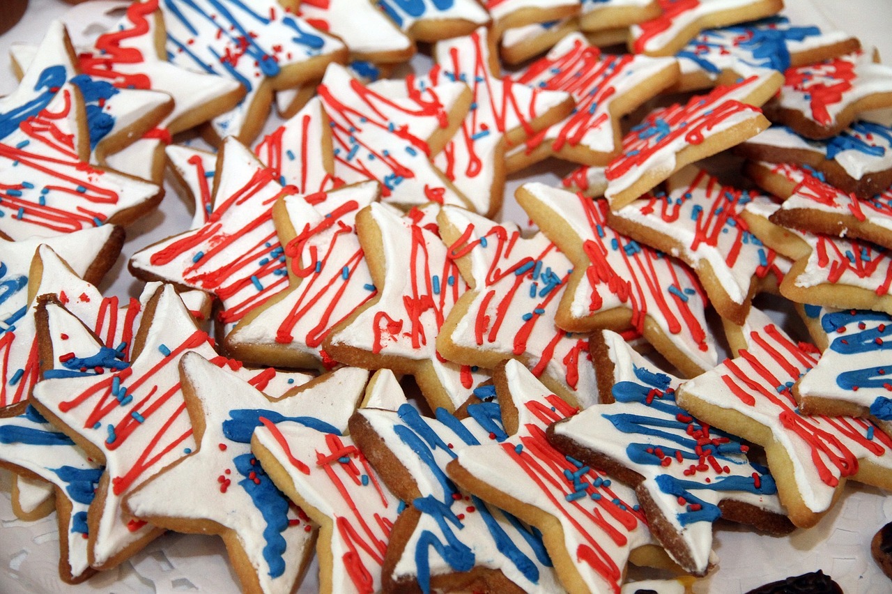 Image - cookies stars patriotic colorful