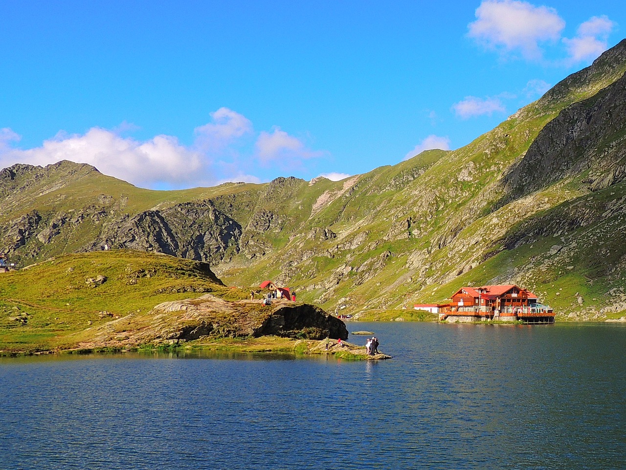 Image - balea lac romania water reflections