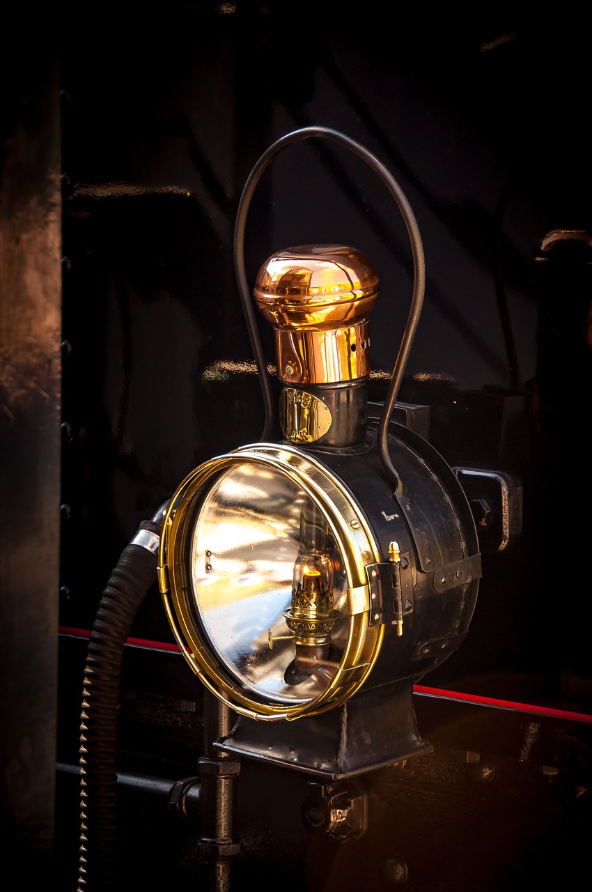 Image - lantern steam locomotive nostalgia