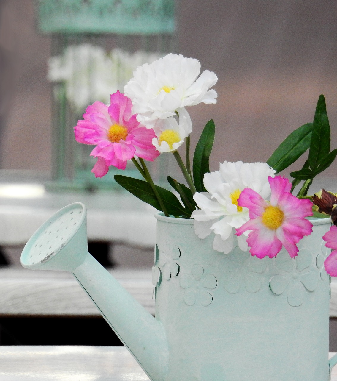 Image - watering can pot garden casting