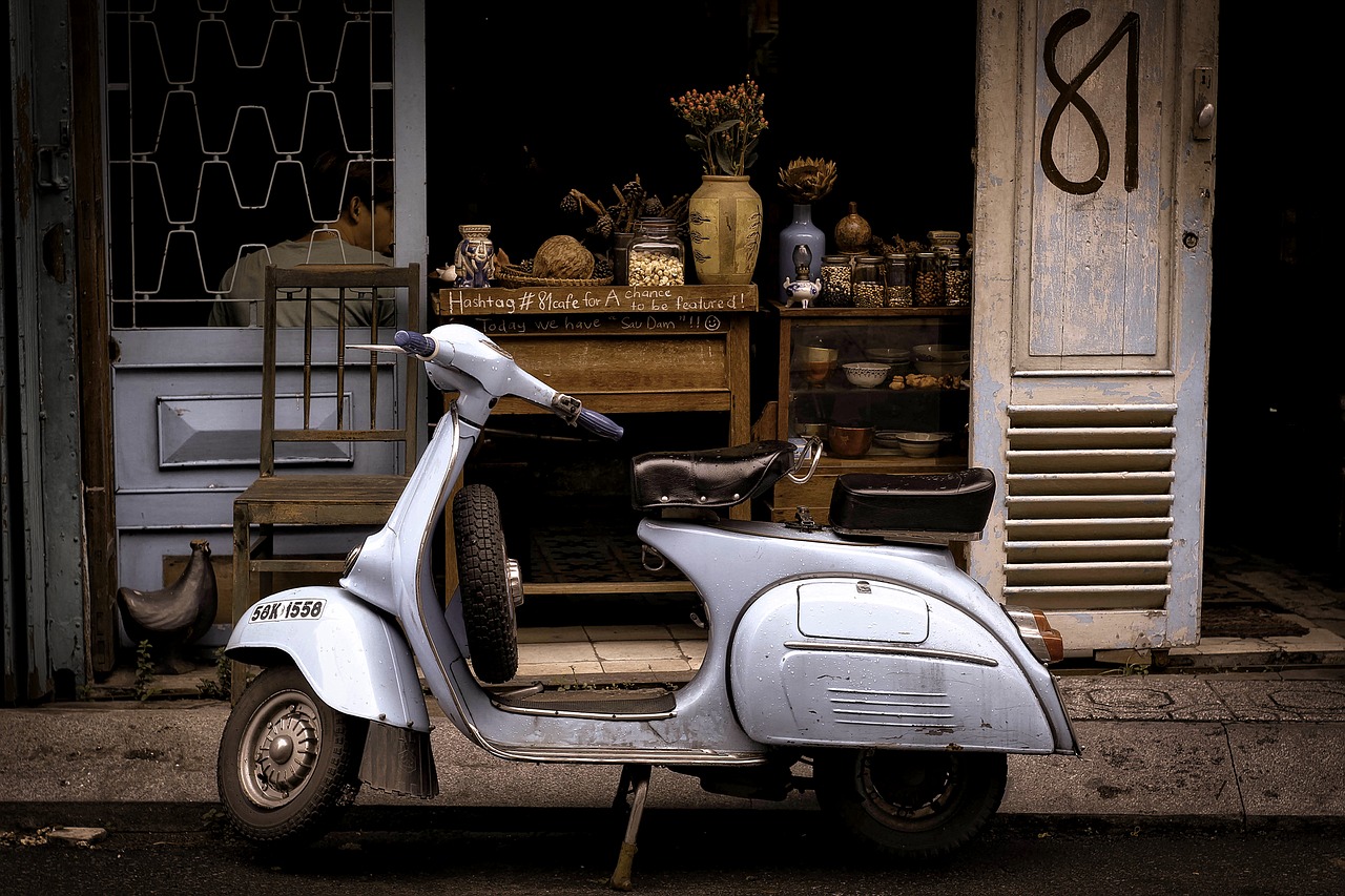 Image - scooter moped travel transportation