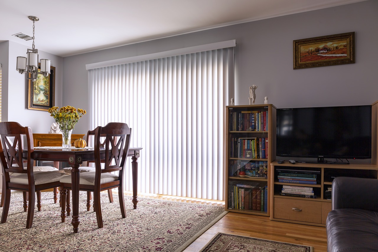 Image - home interior vertical blinds