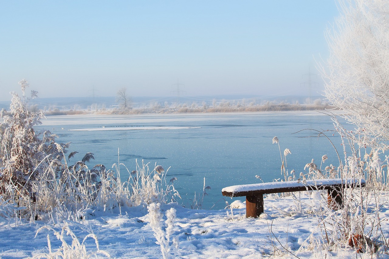 Image - landscape lake bank