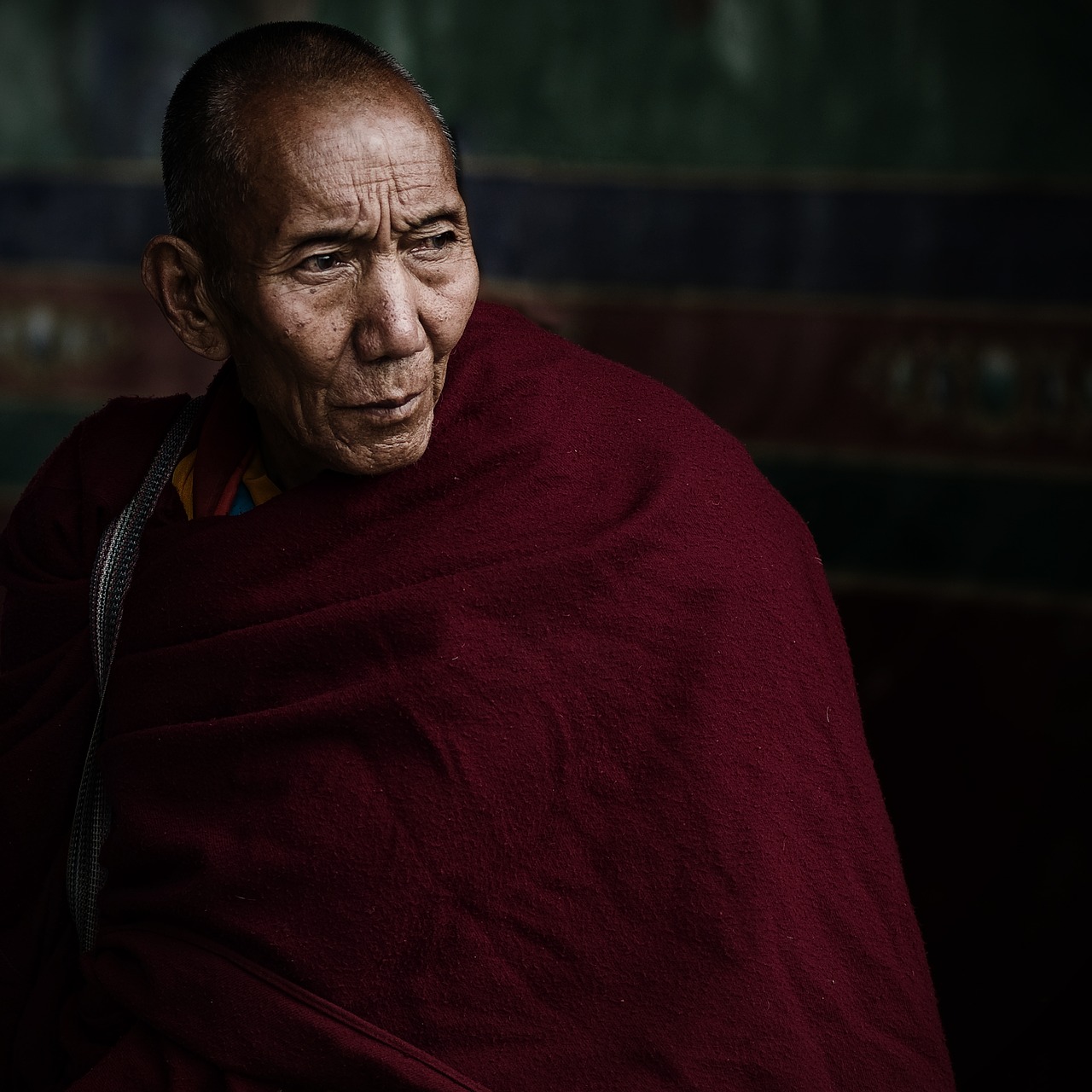 Image - lama tibet vicissitudes old monk