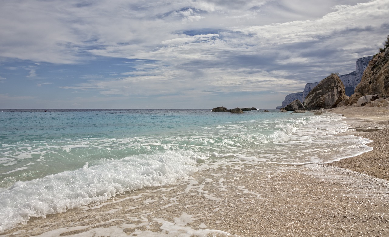 Image - sardinia beach water wave sea