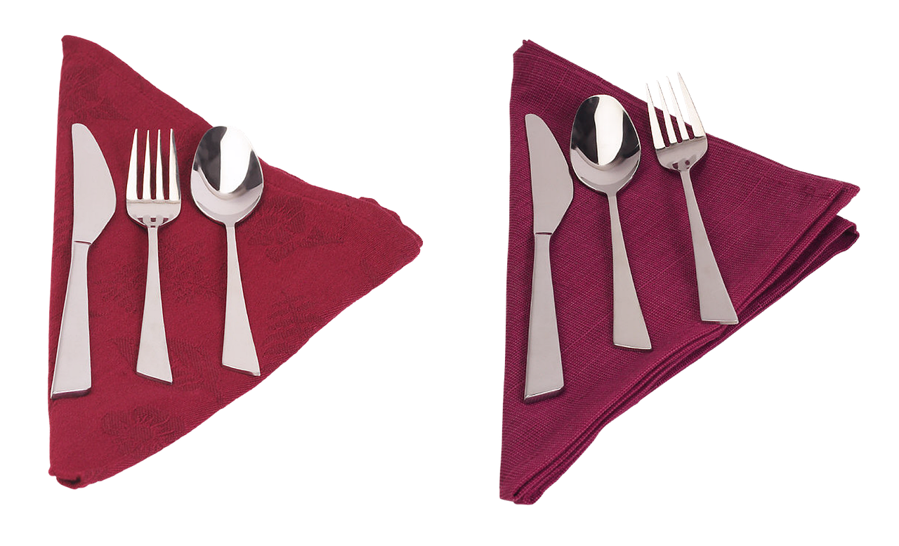 Image - cutlery laying napkin table