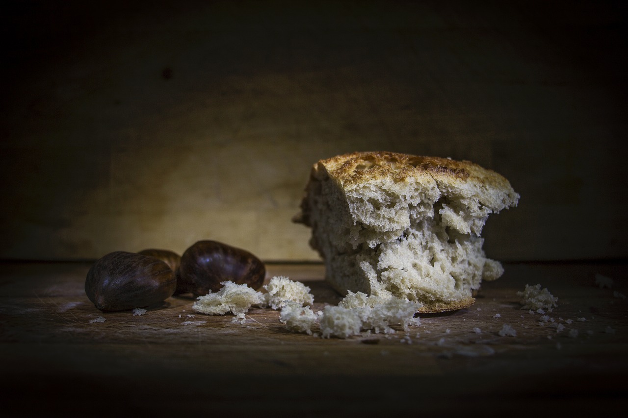 Image - bread light painting still life