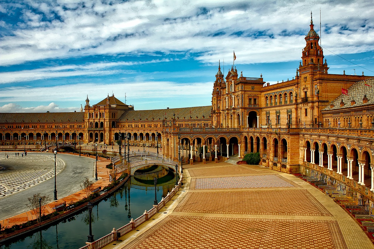 Image - plaza espana seville spain city
