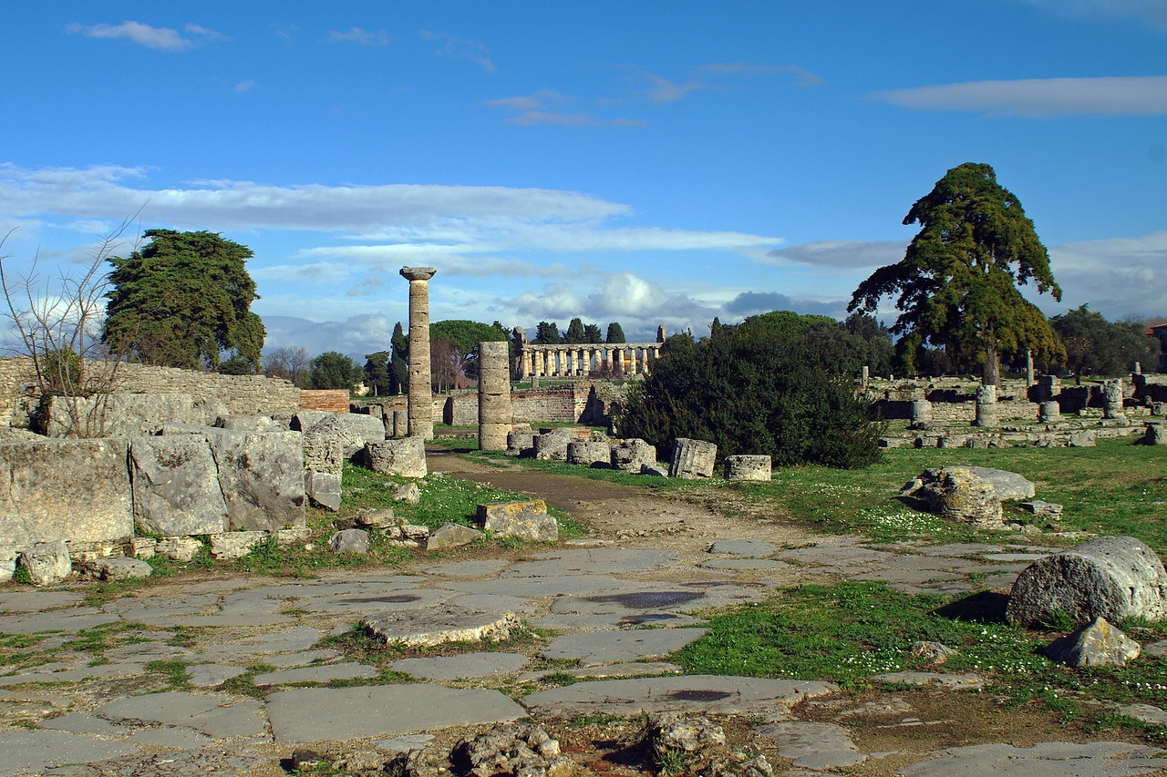 Image - paestum via sacra archaeology