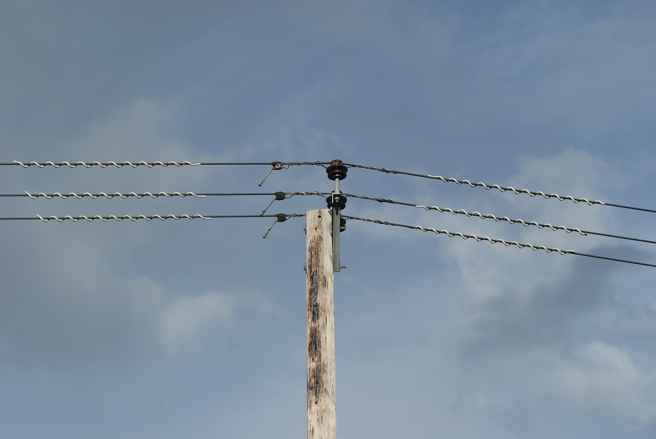 Image - power lines telegraph sky power