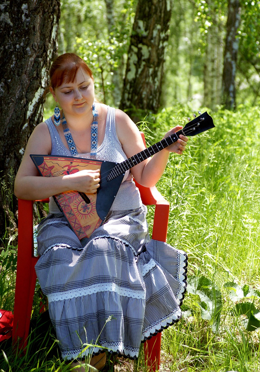 Image - girl with balalaika