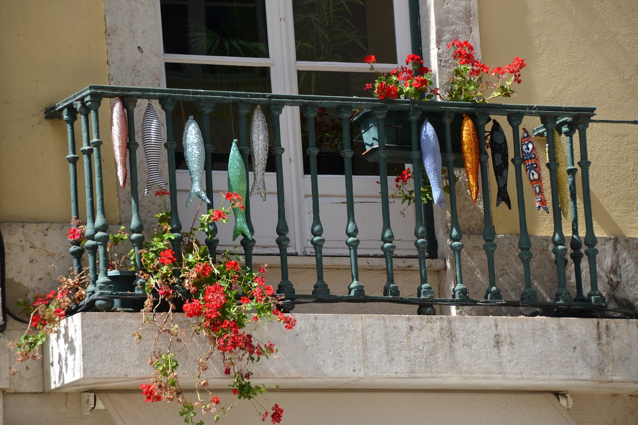 Image - fish balcony window facade