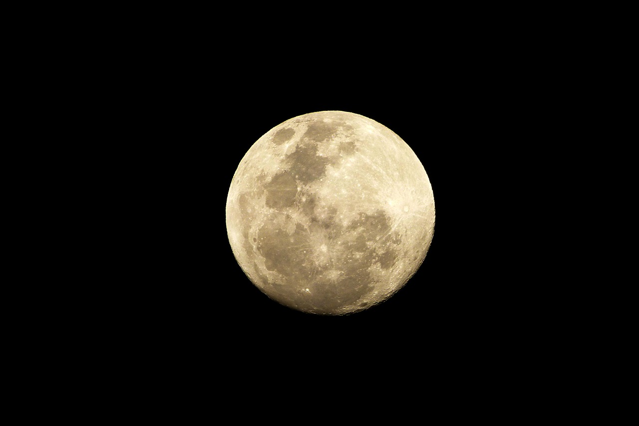 Image - moon satelite night sky space