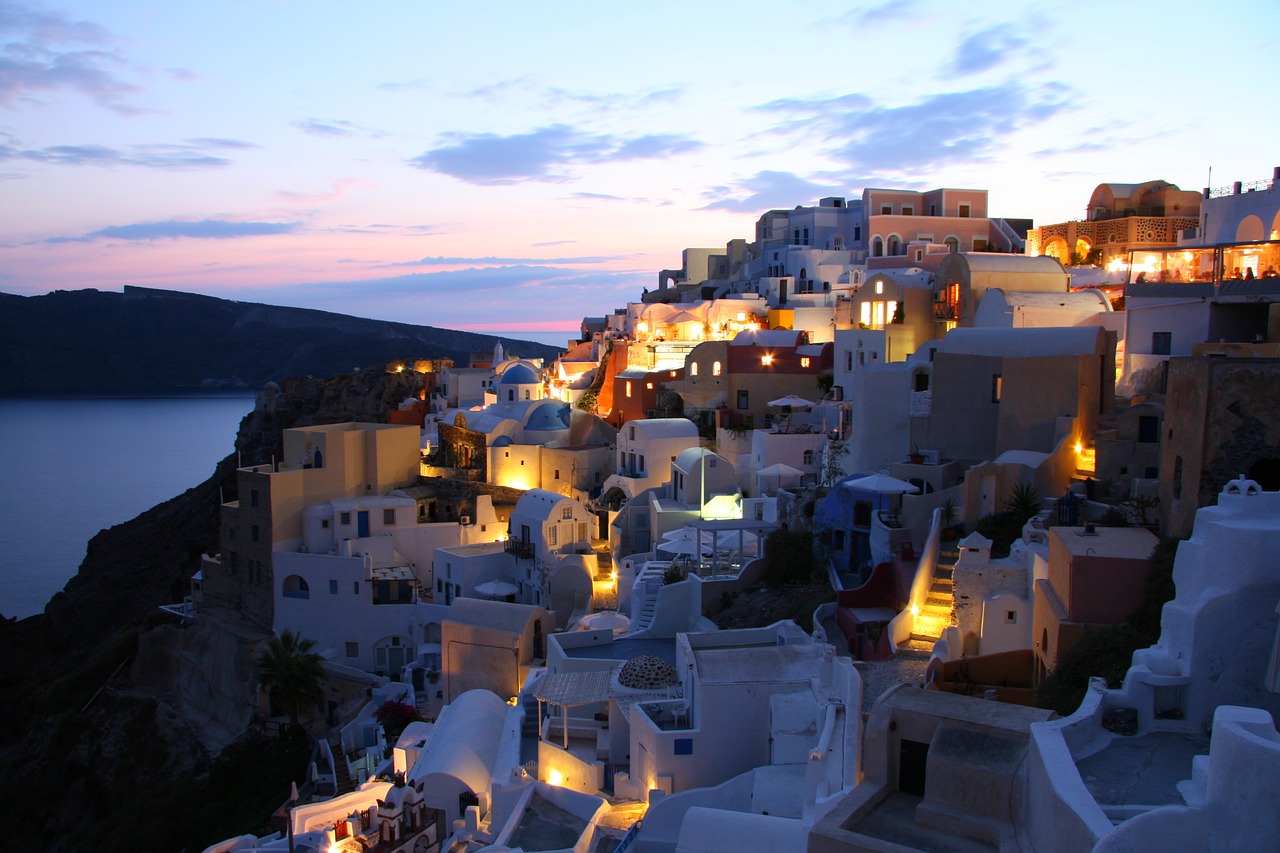 Image - santorini island greece cyclades