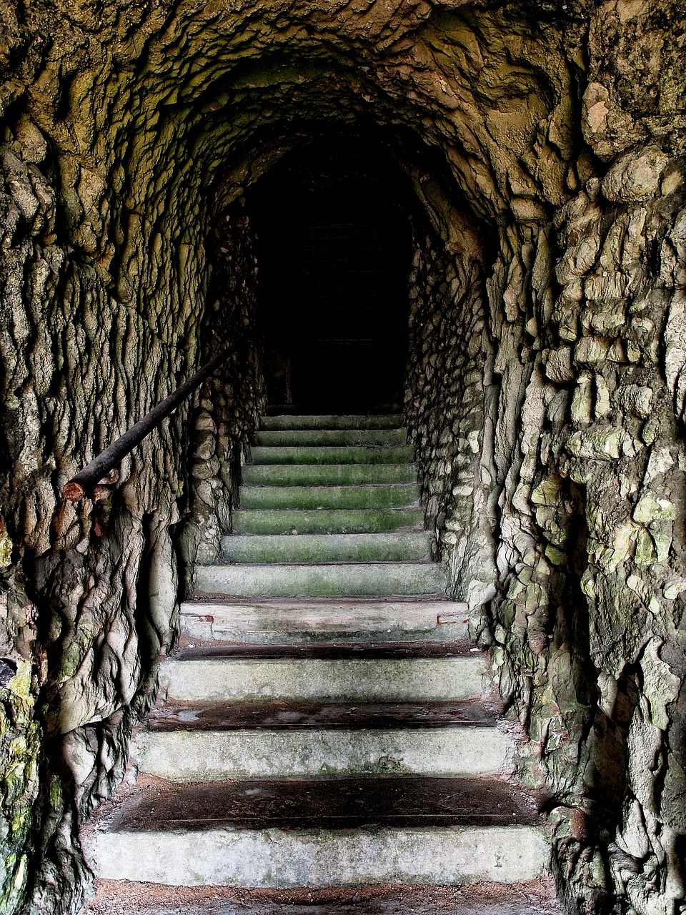 Image - tunnel steps dark sinister unknown