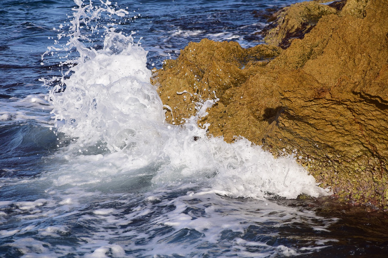 Image - rock sea water stone nature coast