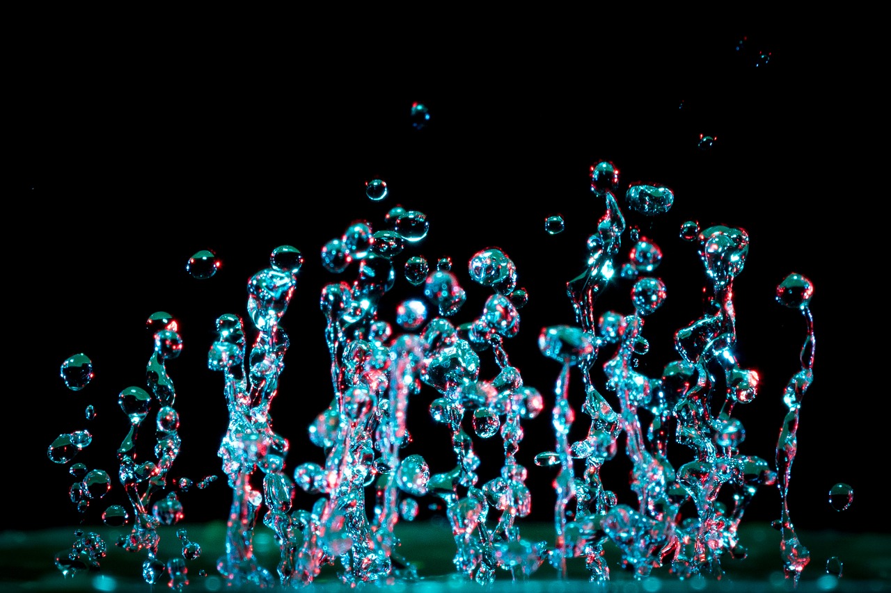 Image - water drip dance drop of water