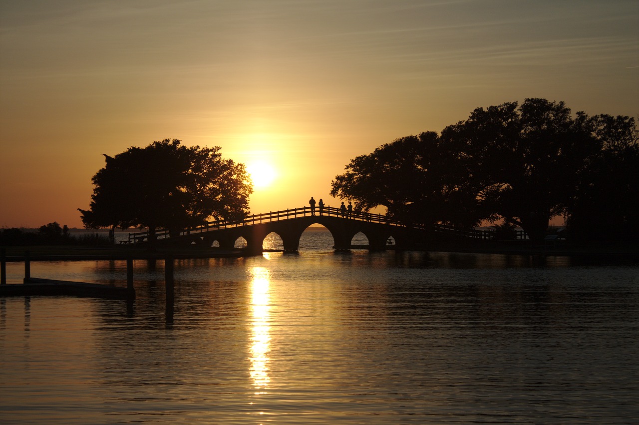 Image - sunset park bridge people outdoor