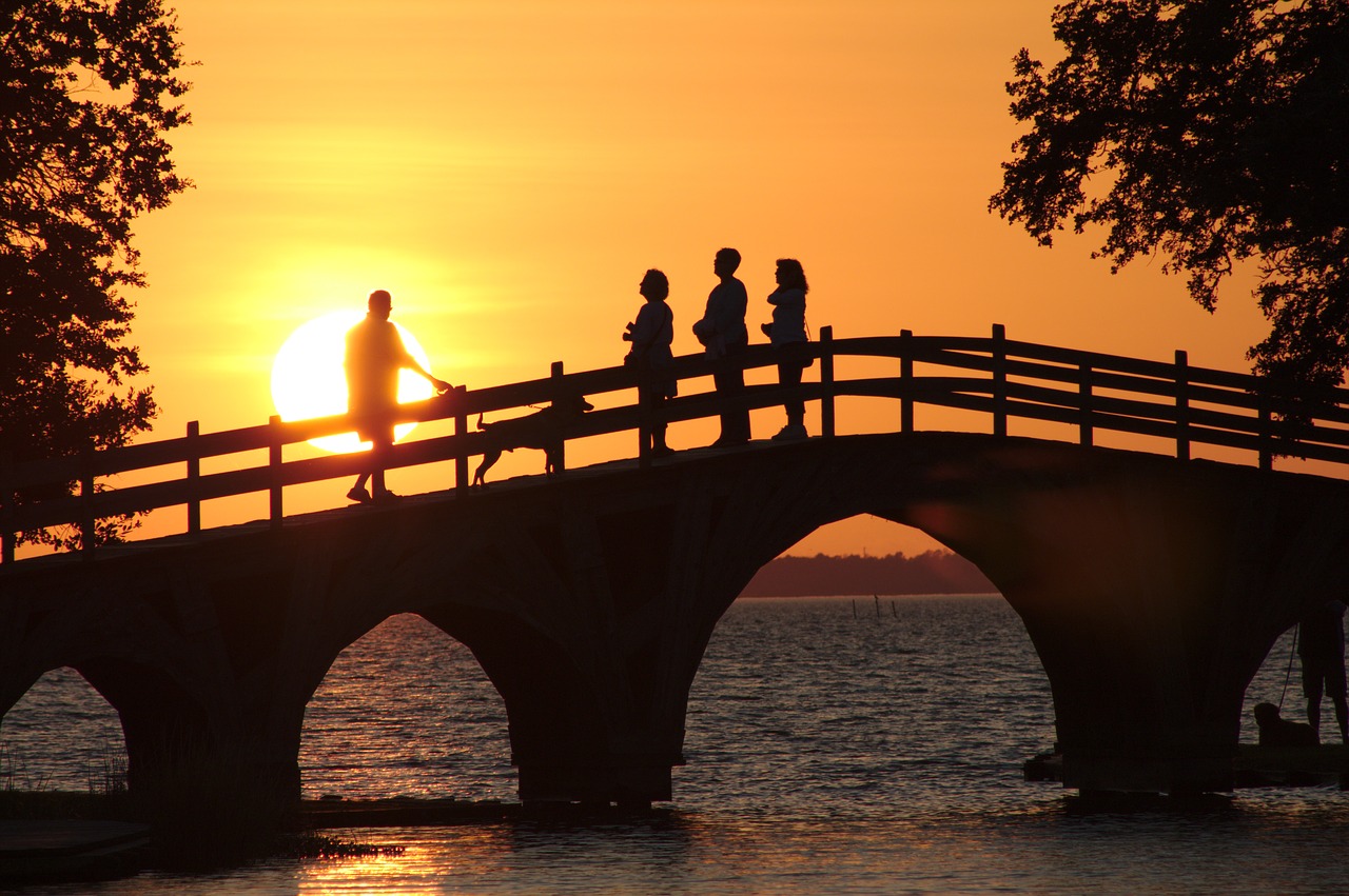 Image - sunset park bridge people outdoor