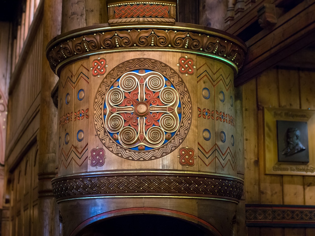 Image - pulpit church stave church preach