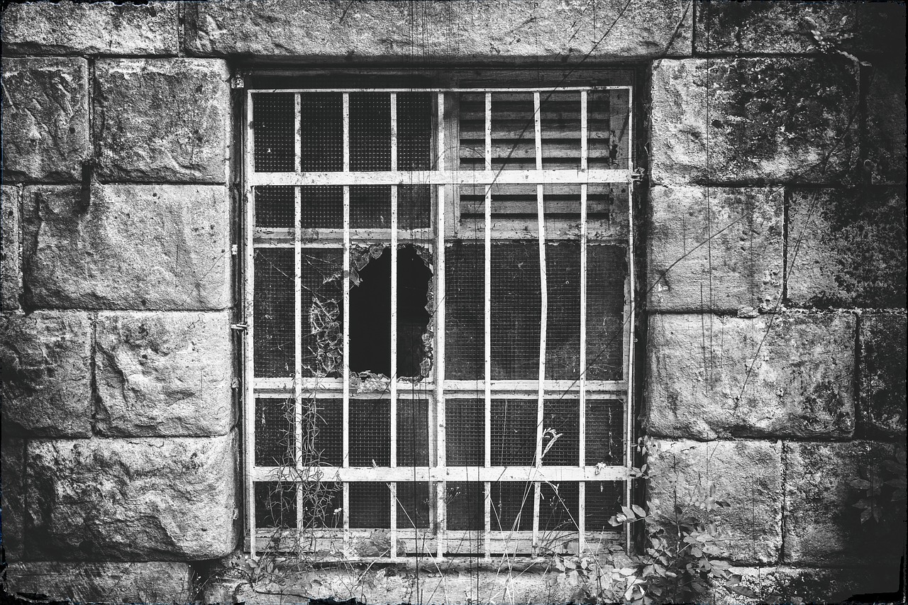 Image - lost places window grid grate