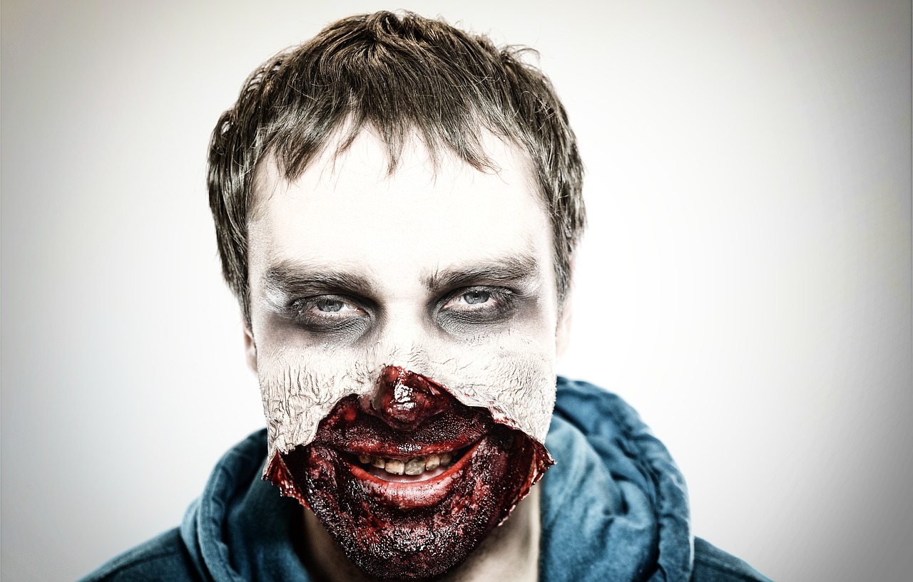 Image - zombie spooky horror make up face