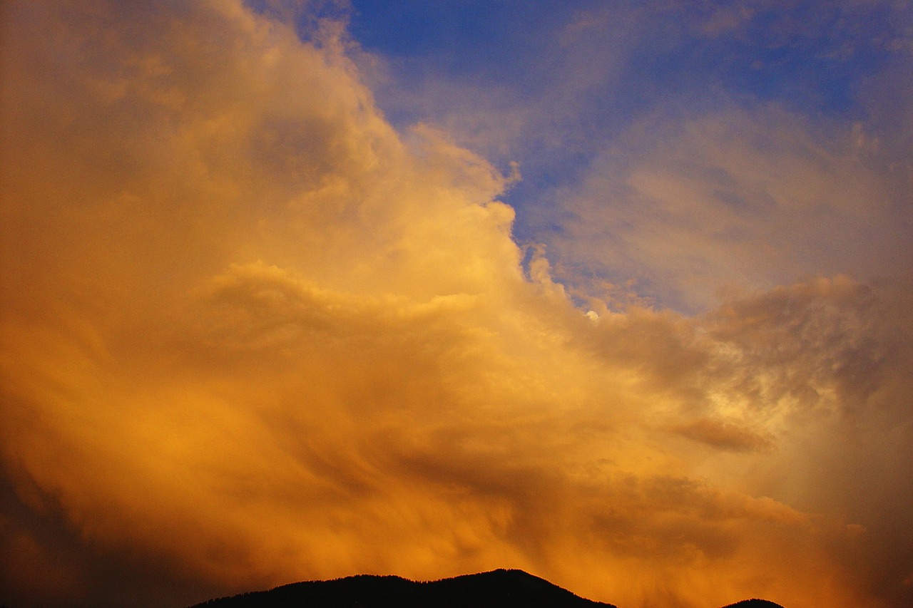 Image - sky forward clouds sunset